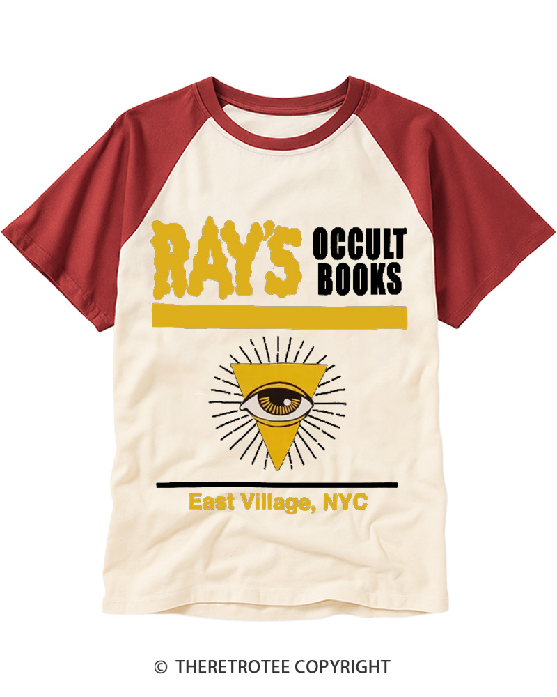 TheRetroTee East Village 1980s Raglan Baseball T-Shirt