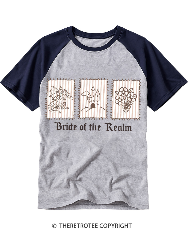 TheRetroTee Renaissance Fantasy Bach Party Raglan Baseball T-Shirt