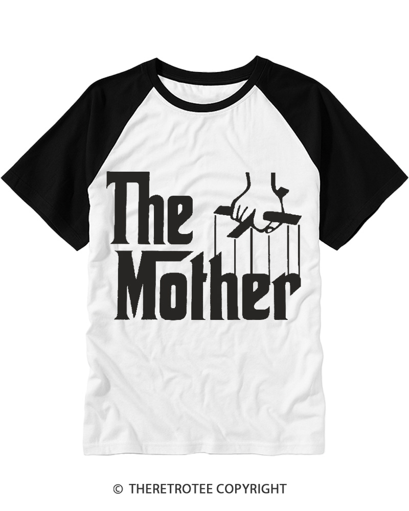 TheRetroTee The Mother 1980s Raglan Baseball T-Shirt
