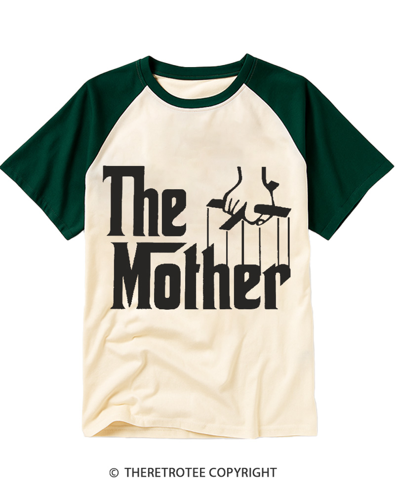 TheRetroTee The Mother 1980s Raglan Baseball T-Shirt