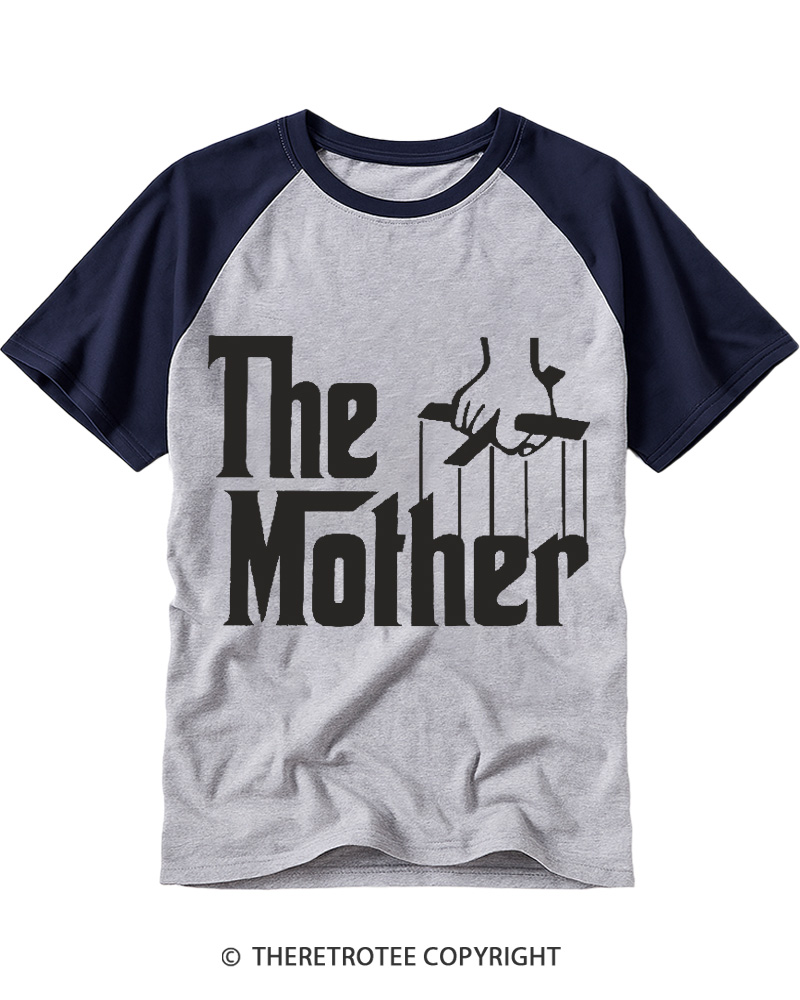 TheRetroTee The Mother 1980s Raglan Baseball T-Shirt