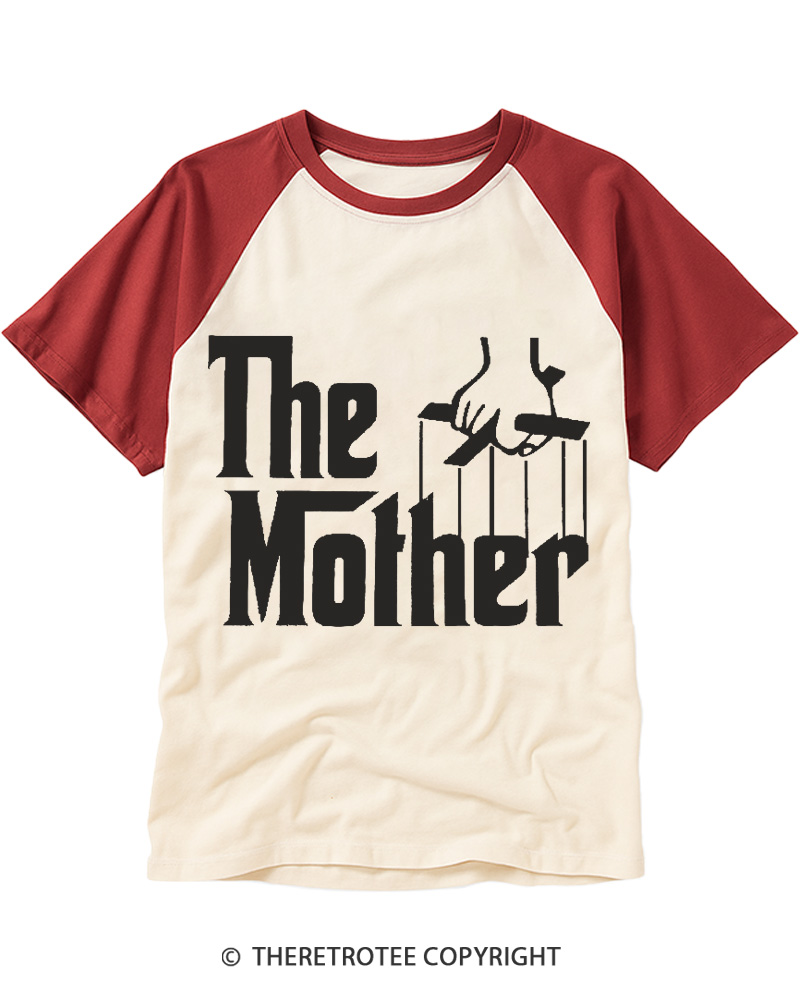 TheRetroTee The Mother 1980s Raglan Baseball T-Shirt