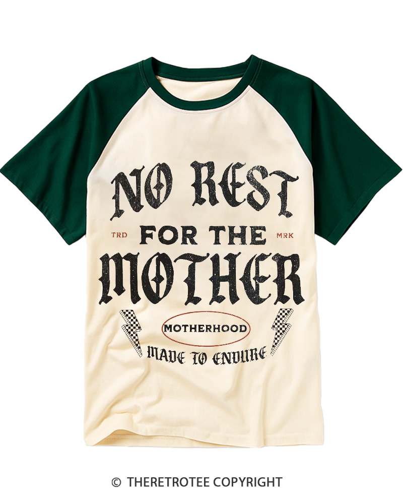 TheRetroTee Made to Endure 1980s Raglan Baseball T-Shirt