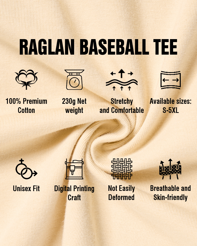 TheRetroTee An Effort Was Made 1970s Raglan Baseball T-Shirt