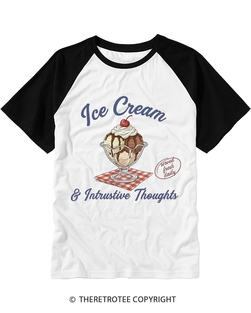 TheRetroTee Mental Health 1970s Raglan Baseball T-Shirt