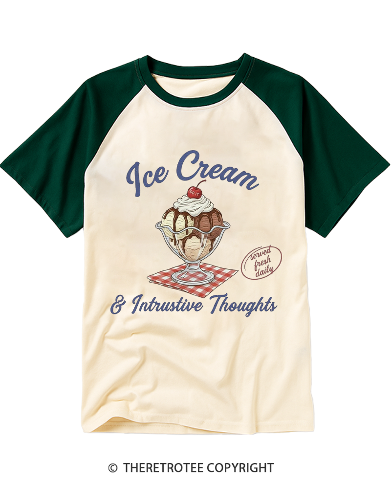 TheRetroTee Mental Health 1970s Raglan Baseball T-Shirt