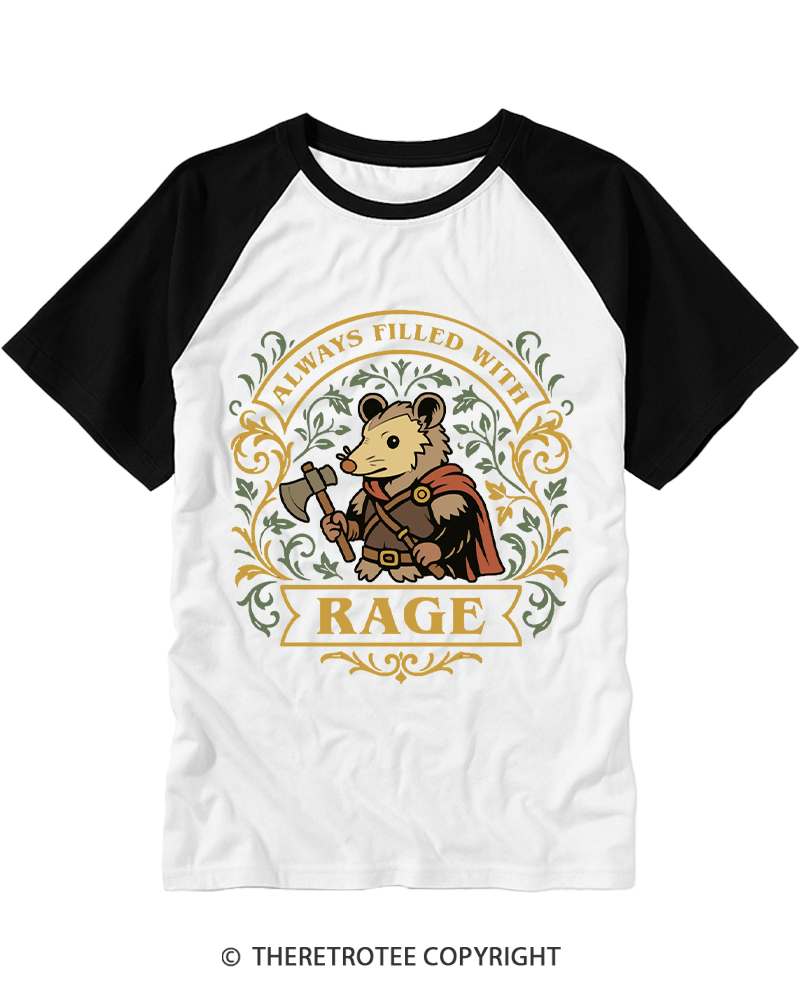 TheRetroTee I'm Burnt Out 1950s Raglan Baseball T-Shirt