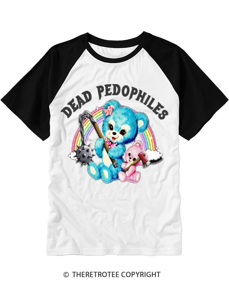 TheRetroTee Don’t Reoffend 1970s Raglan Baseball T-Shirt