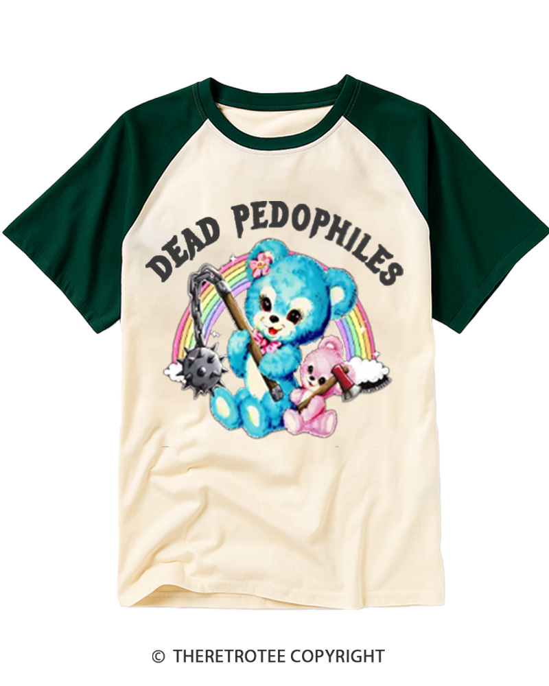 TheRetroTee Don’t Reoffend 1970s Raglan Baseball T-Shirt