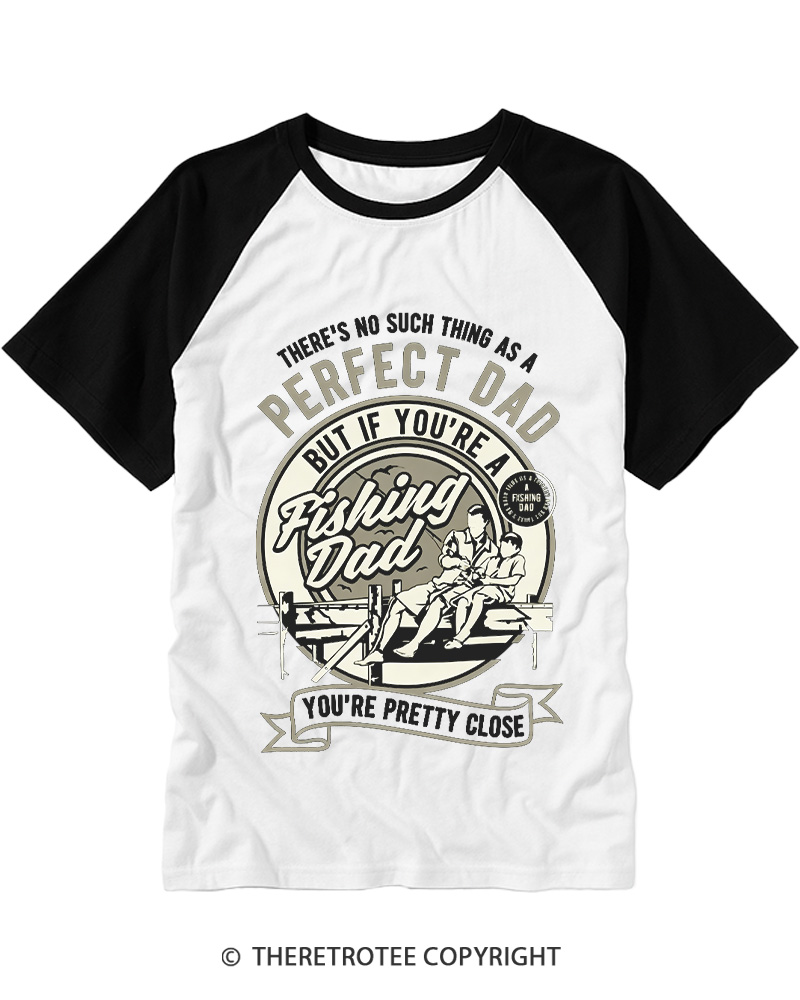 TheRetroTee You’re Pretty Close 1980s Raglan Baseball T-Shirt