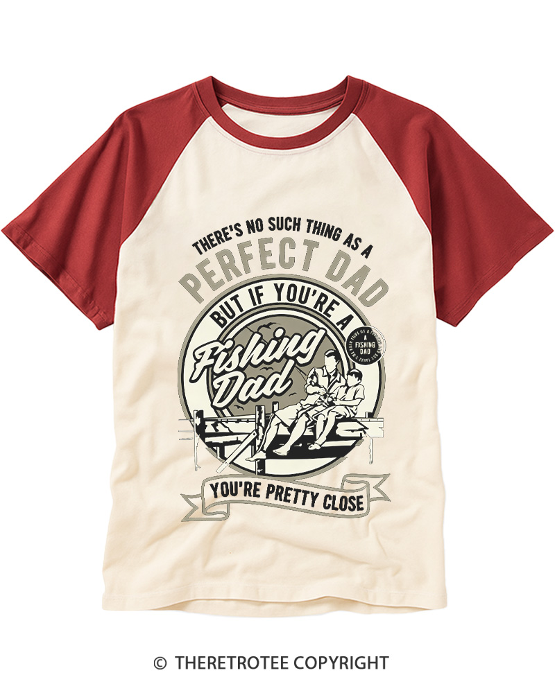 TheRetroTee You’re Pretty Close 1980s Raglan Baseball T-Shirt
