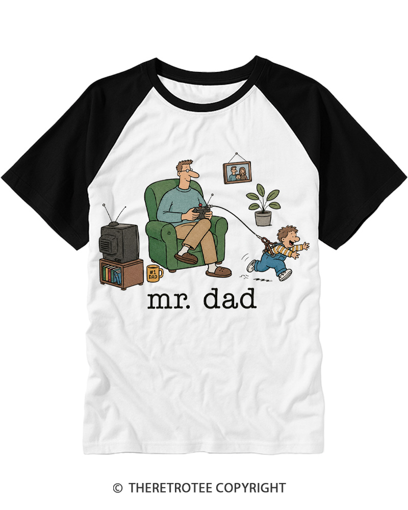 TheRetroTee Fishing 1980s Raglan Baseball T-Shirt