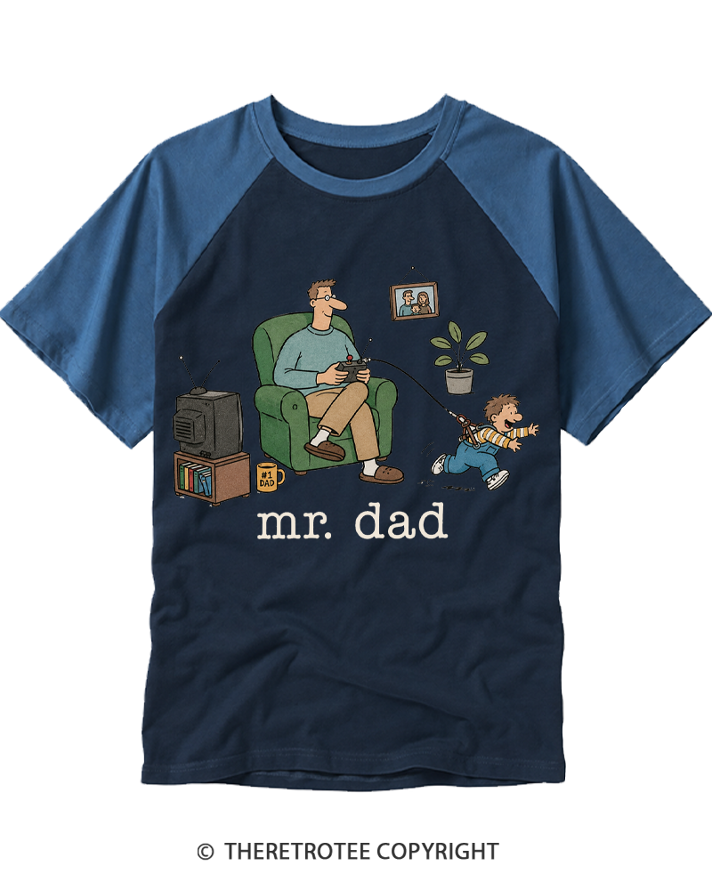 TheRetroTee Fishing 1980s Raglan Baseball T-Shirt