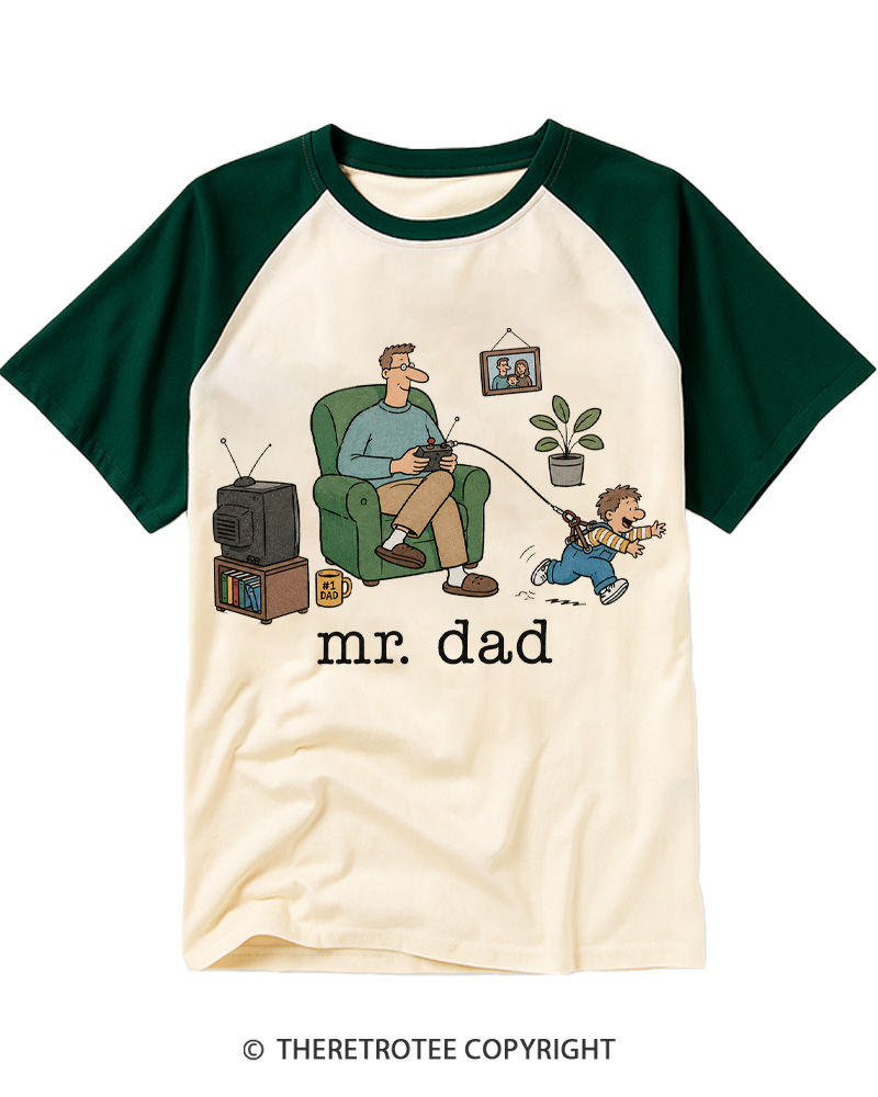 TheRetroTee Fishing 1980s Raglan Baseball T-Shirt