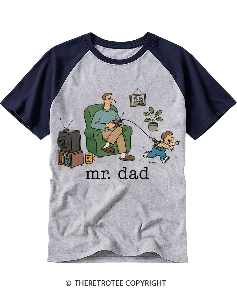 TheRetroTee Fishing 1980s Raglan Baseball T-Shirt