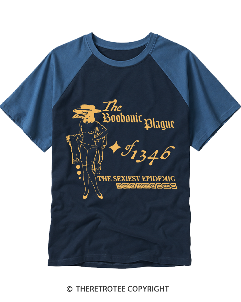 TheRetroTee When The Bard Plays Your Song Raglan Baseball T-Shirt