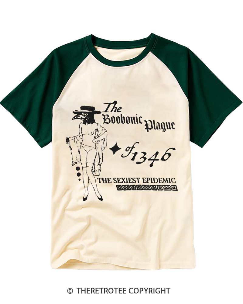 TheRetroTee When The Bard Plays Your Song Raglan Baseball T-Shirt