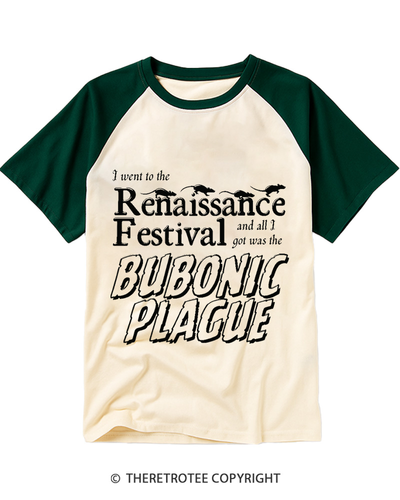 TheRetroTee If A Plague Ye Seek To Slay Raglan Baseball T-Shirt