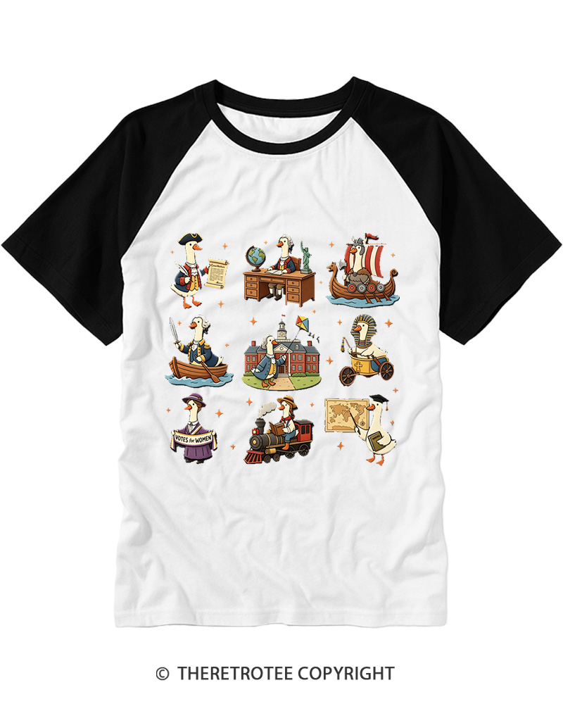 TheRetroTee Land of the Feral Raglan Baseball T-Shirt