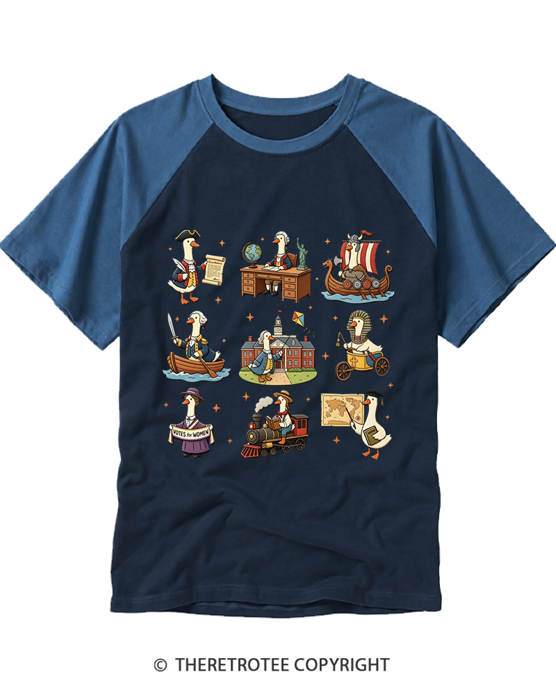TheRetroTee Land of the Feral Raglan Baseball T-Shirt