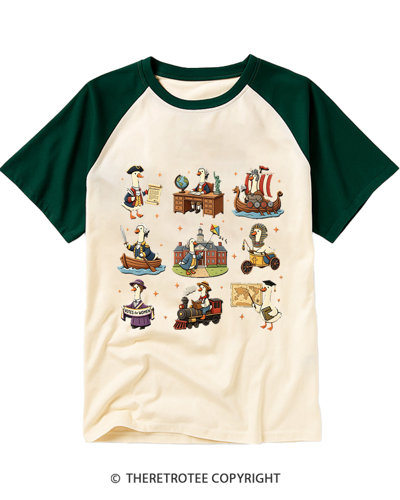 TheRetroTee Land of the Feral Raglan Baseball T-Shirt