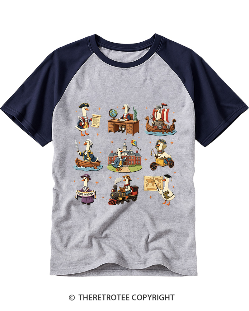 TheRetroTee Land of the Feral Raglan Baseball T-Shirt
