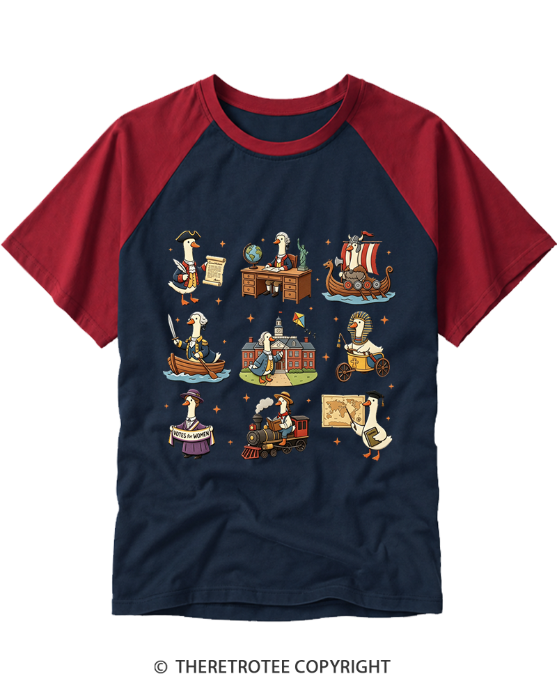 TheRetroTee Land of the Feral Raglan Baseball T-Shirt