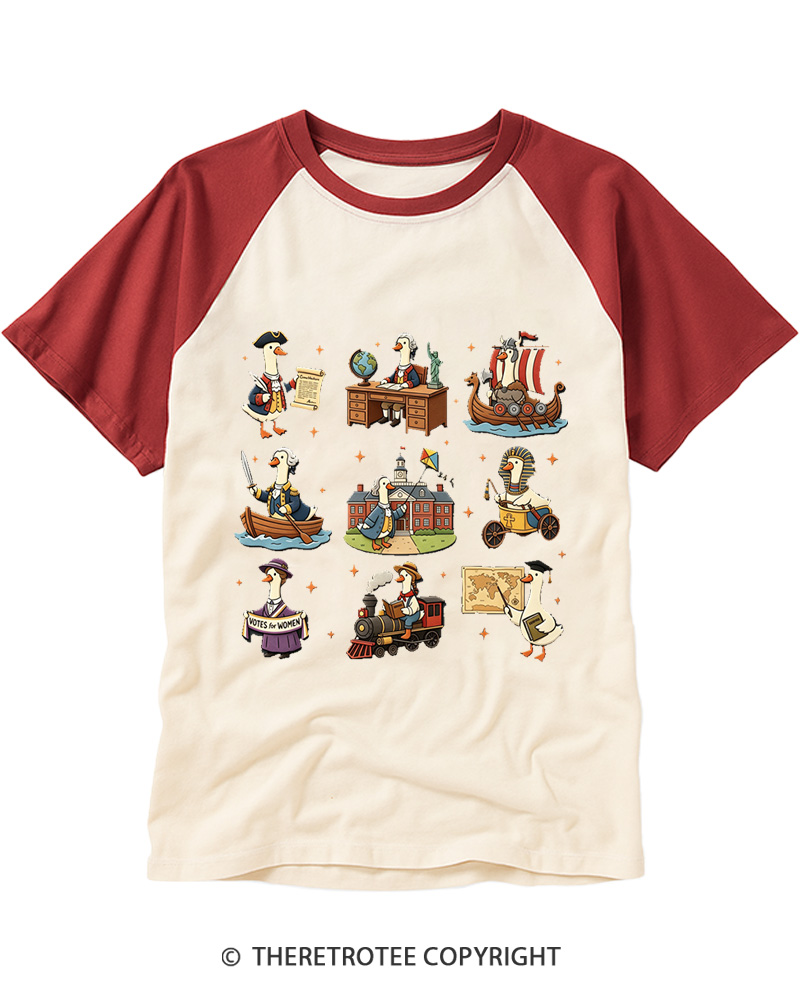 TheRetroTee Land of the Feral Raglan Baseball T-Shirt
