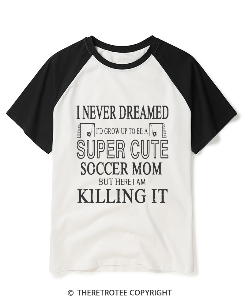 TheRetroTee Killing It Raglan Baseball T-Shirt