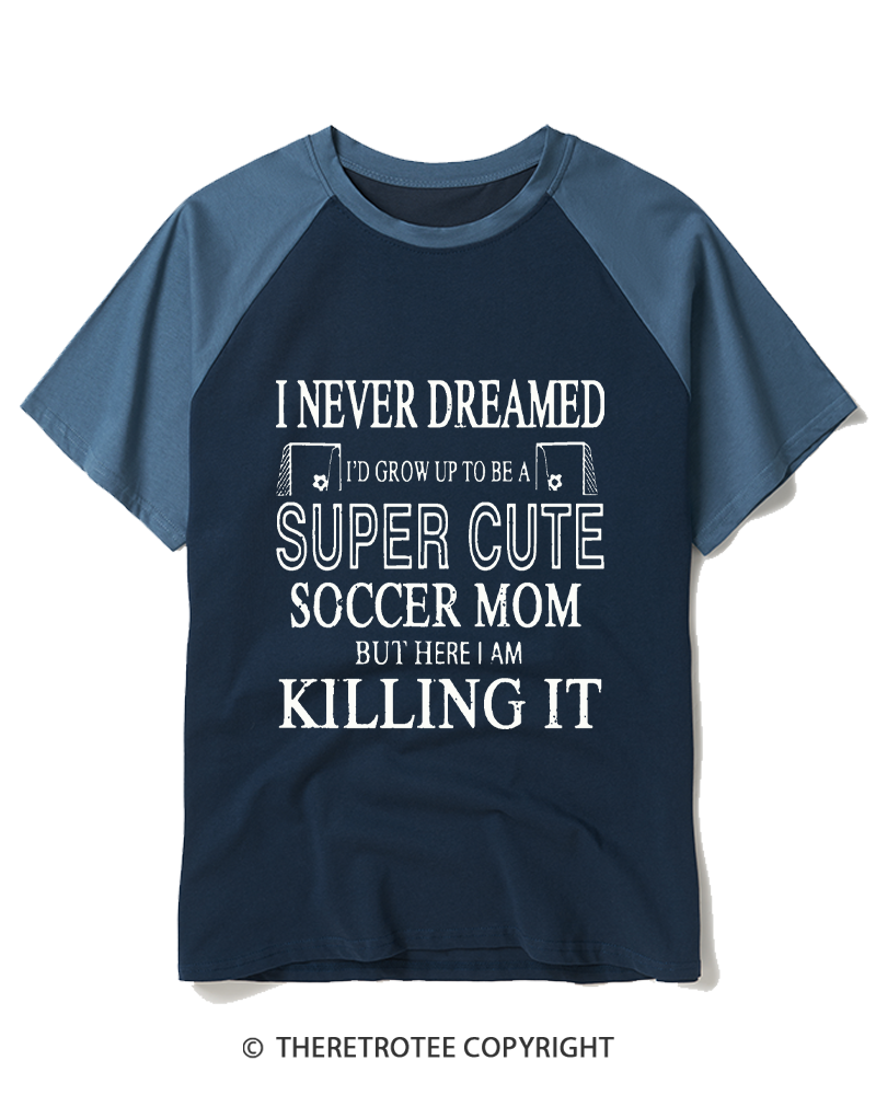 TheRetroTee Killing It Raglan Baseball T-Shirt