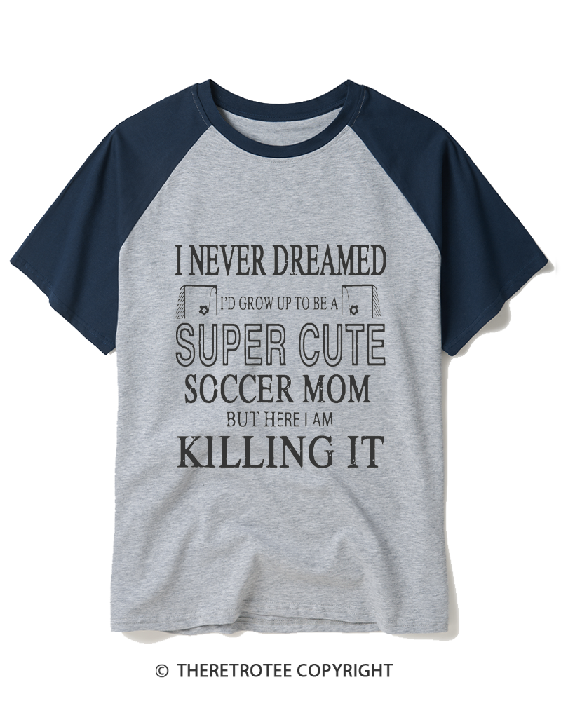 TheRetroTee Killing It Raglan Baseball T-Shirt