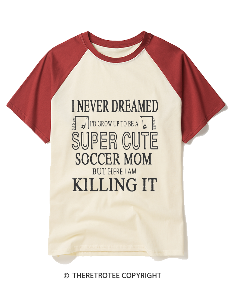 TheRetroTee Killing It Raglan Baseball T-Shirt