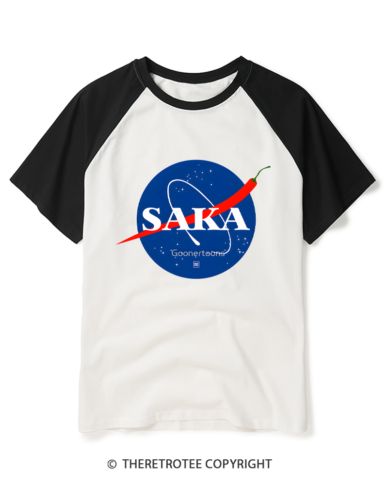 TheRetroTee Saka Raglan Baseball T-Shirt