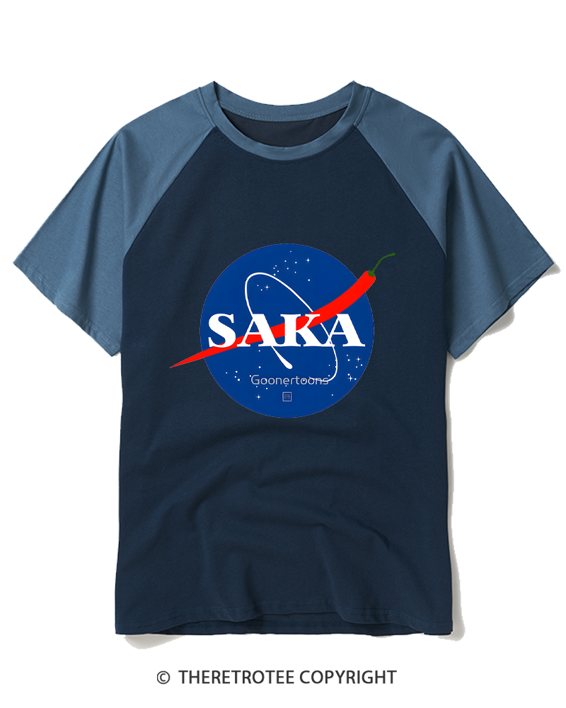 TheRetroTee Saka Raglan Baseball T-Shirt
