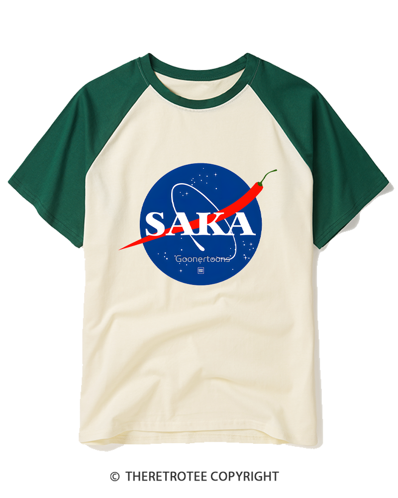 TheRetroTee Saka Raglan Baseball T-Shirt