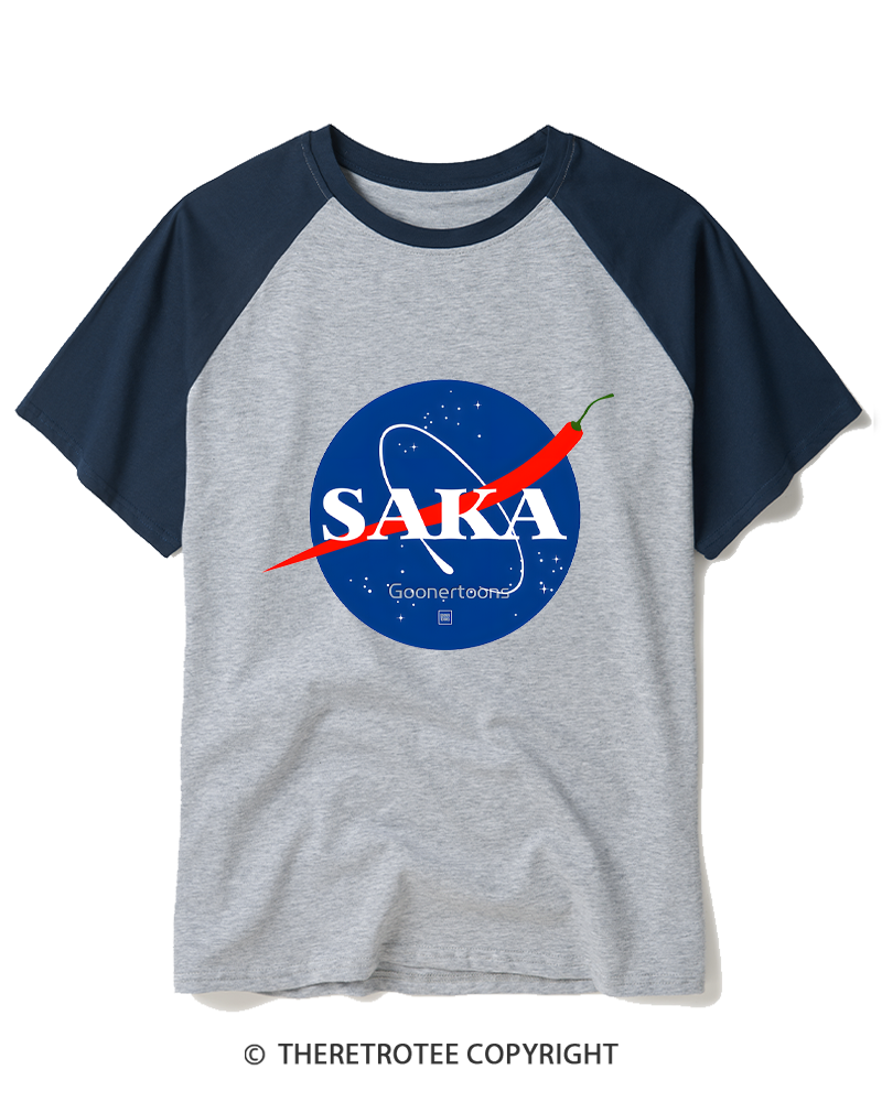 TheRetroTee Saka Raglan Baseball T-Shirt