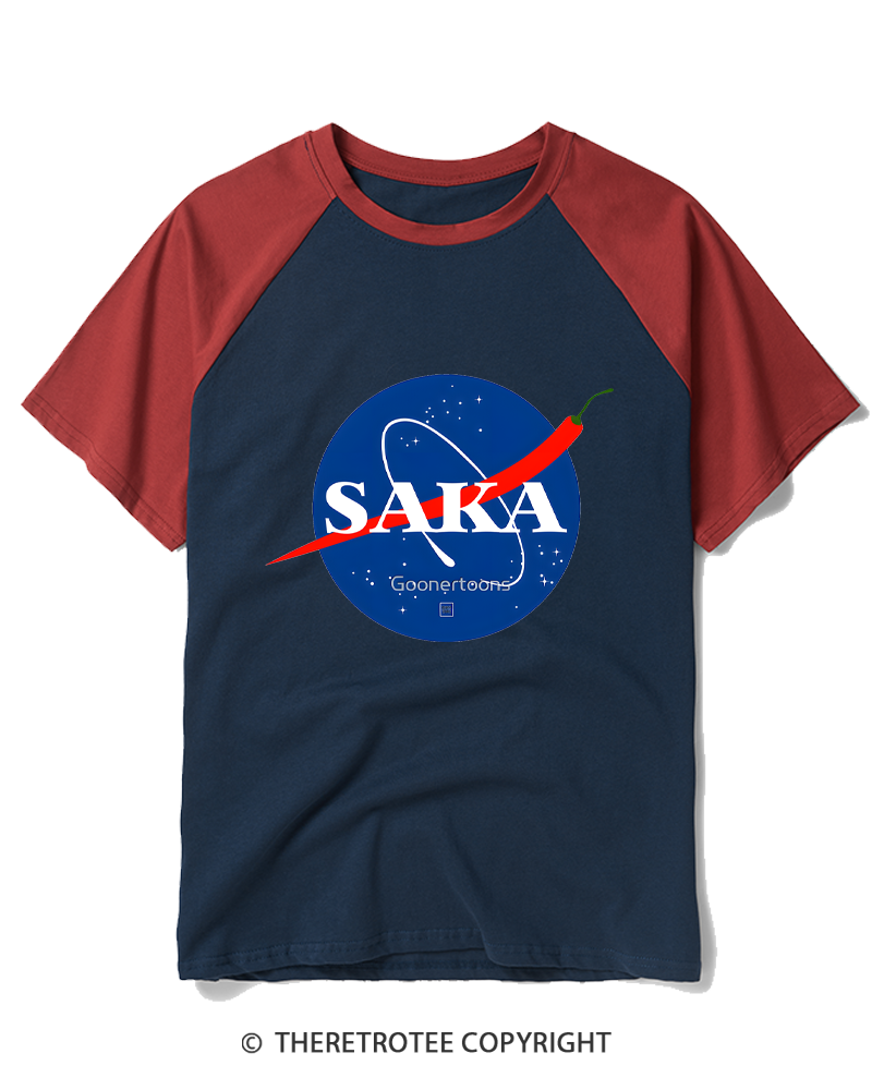 TheRetroTee Saka Raglan Baseball T-Shirt