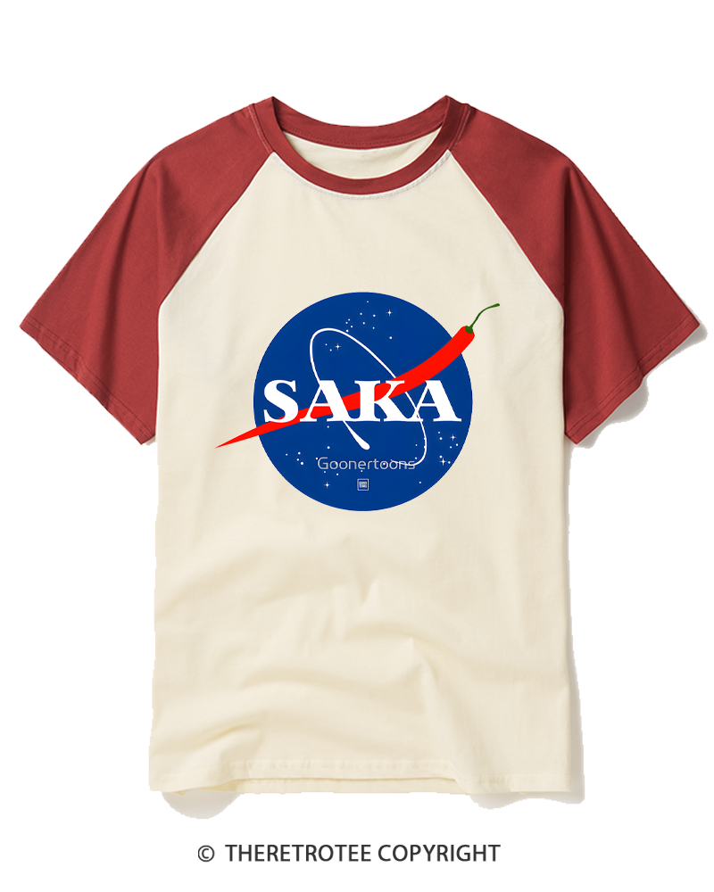 TheRetroTee Saka Raglan Baseball T-Shirt