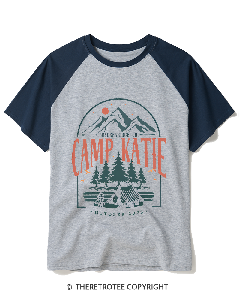 TheRetroTee Breckenridge 1980s Raglan Baseball T-Shirt