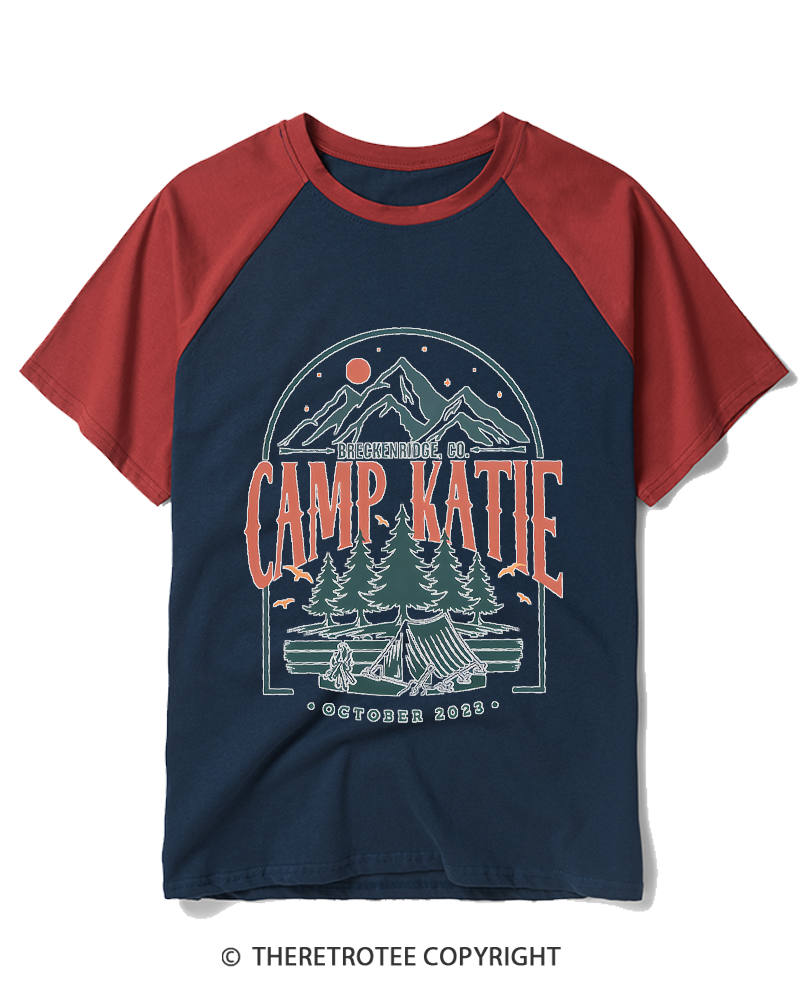 TheRetroTee Breckenridge 1980s Raglan Baseball T-Shirt