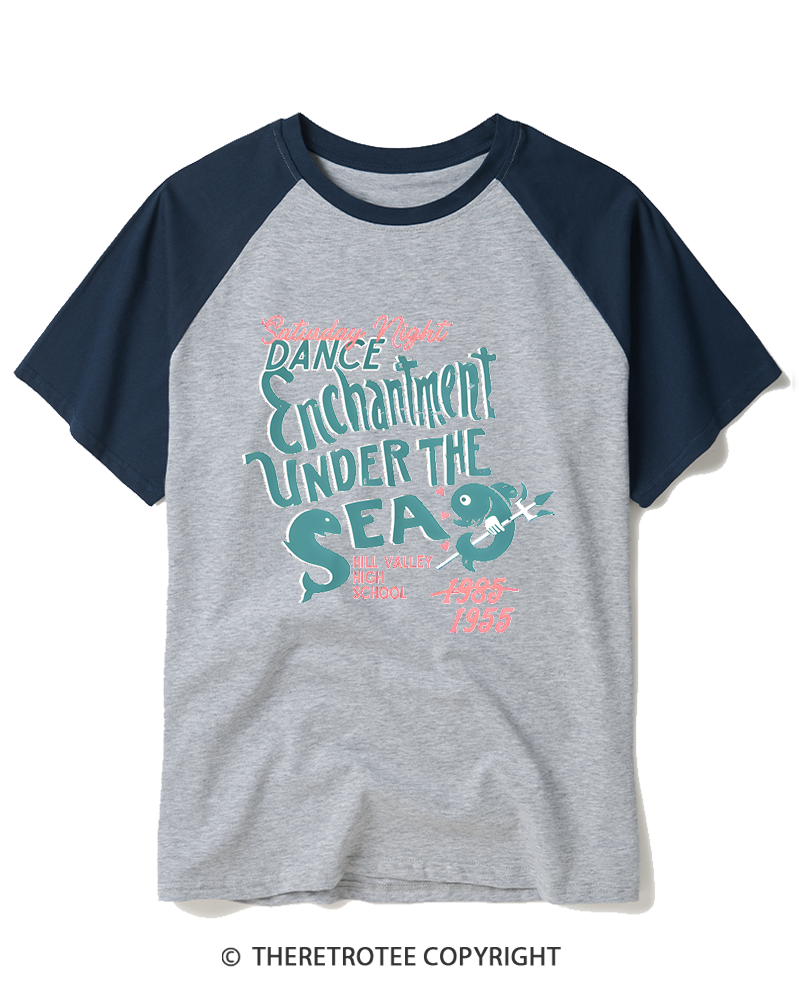 TheRetroTee High School 1980s Raglan Baseball T-Shirt