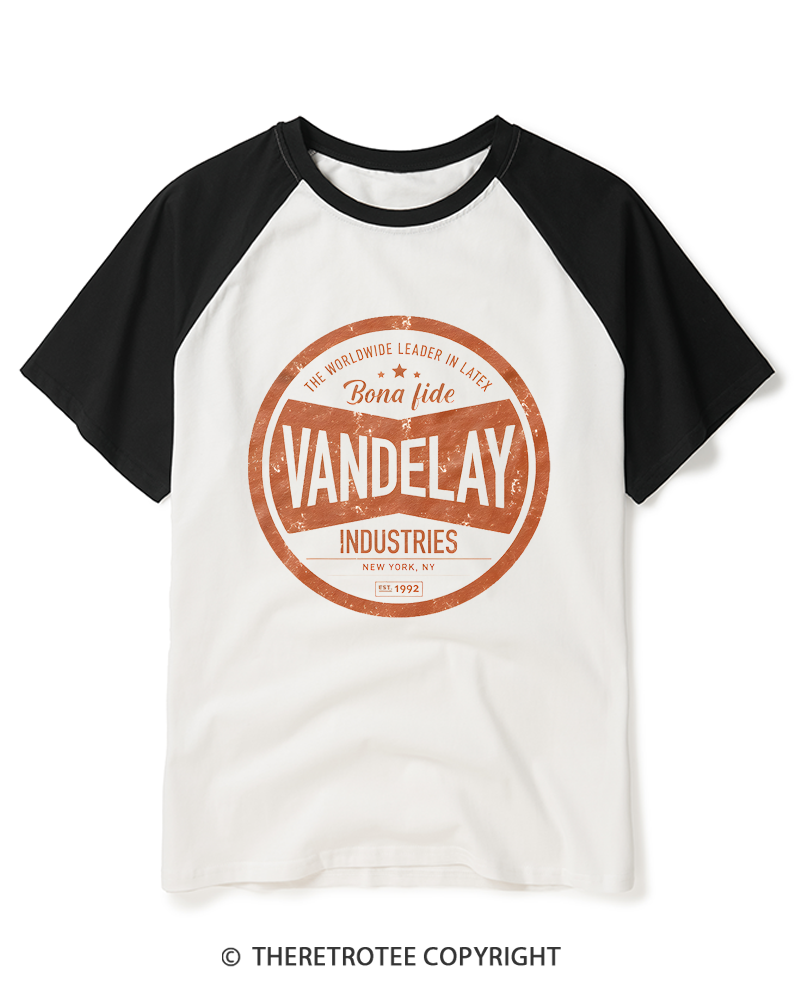 TheRetroTee The Worldwide Leader in Latex 1990s Raglan Baseball T-Shirt