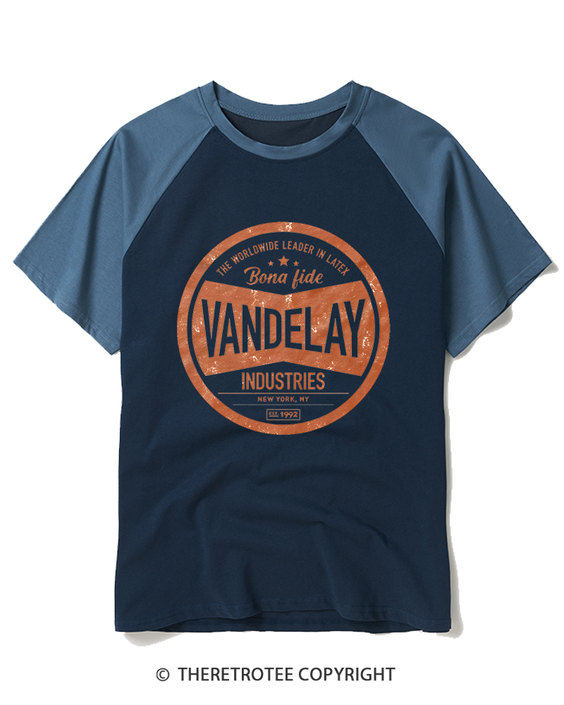 TheRetroTee The Worldwide Leader in Latex 1990s Raglan Baseball T-Shirt