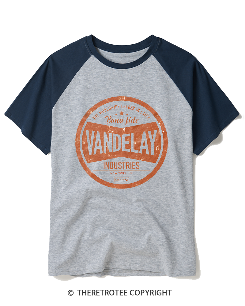 TheRetroTee The Worldwide Leader in Latex 1990s Raglan Baseball T-Shirt