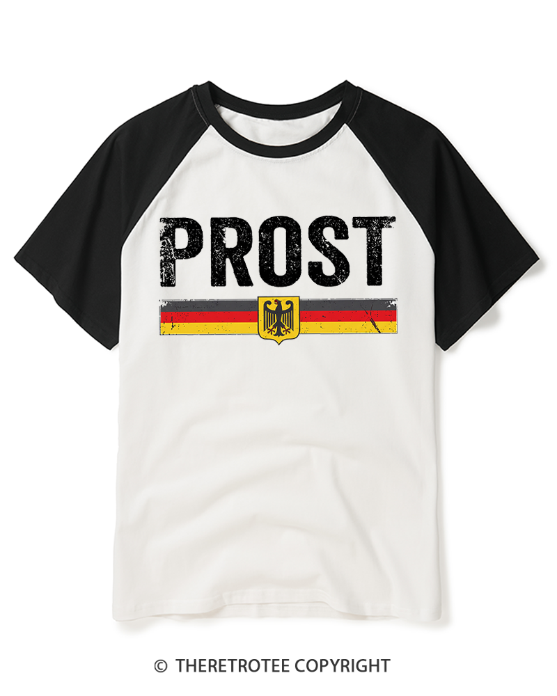 TheRetroTee Prost Raglan Baseball T-Shirt