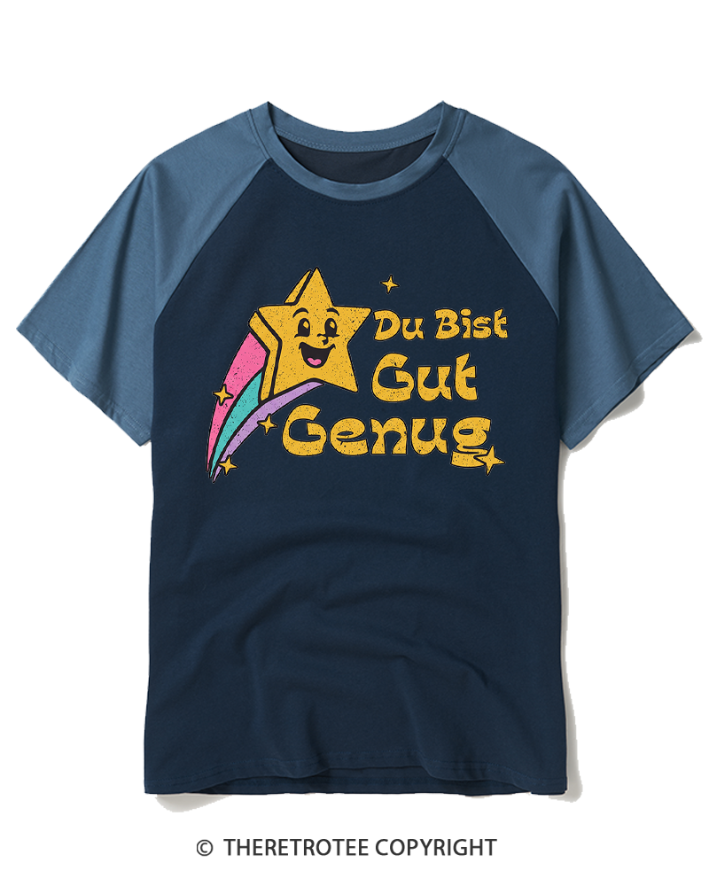 TheRetroTee You're good enough 1990s Raglan Baseball T-Shirt