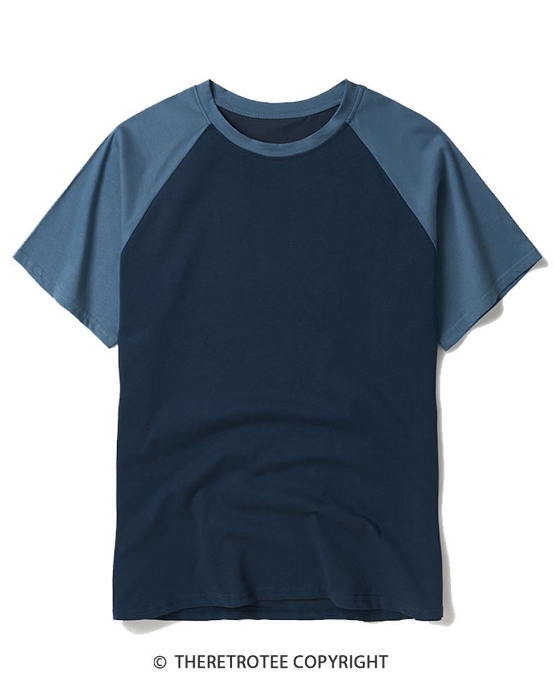 TheRetroTee TheRetroTee Essential Raglan Baseball T-Shirt