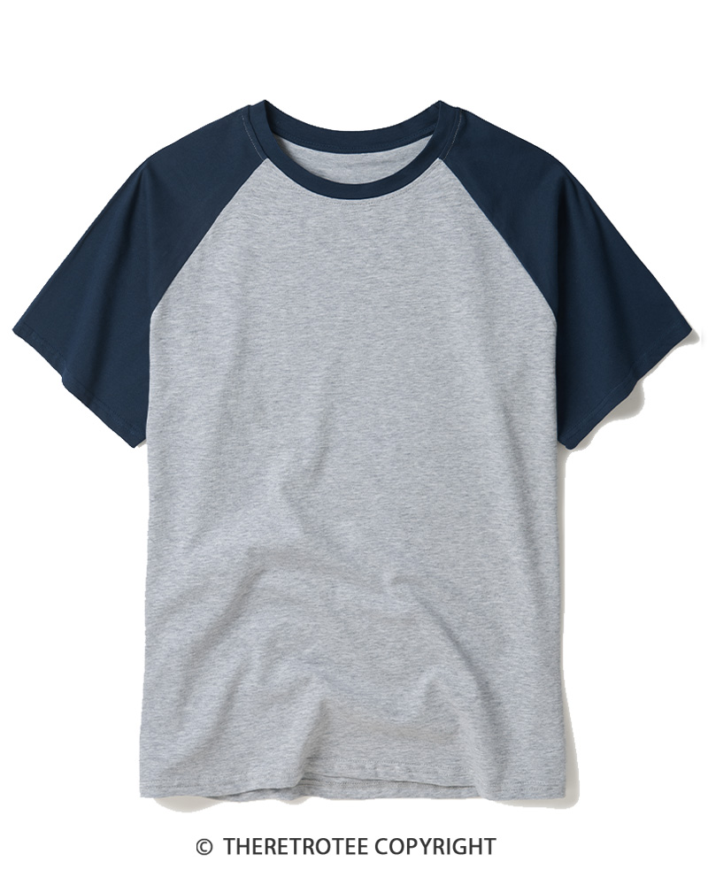 TheRetroTee TheRetroTee Essential Raglan Baseball T-Shirt