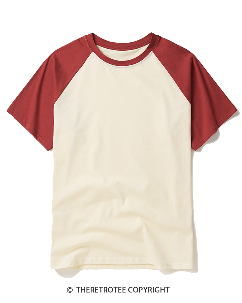TheRetroTee TheRetroTee Essential Raglan Baseball T-Shirt
