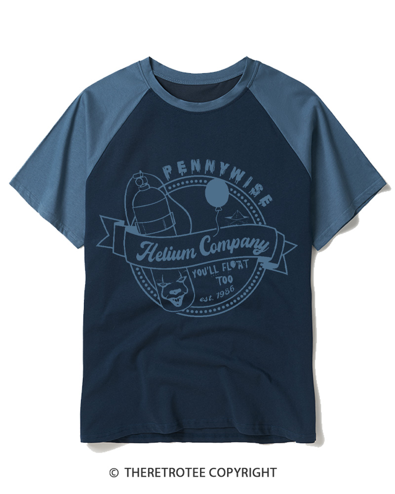 TheRetroTee You’ll Float Too 1960s Raglan Baseball T-Shirt